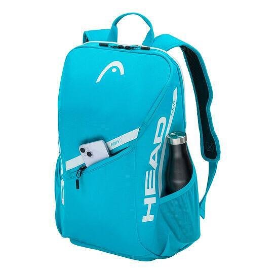 Раница Head Tour 25L Blue – син тенис сак с отделение за обувки и външен джоб за телефон