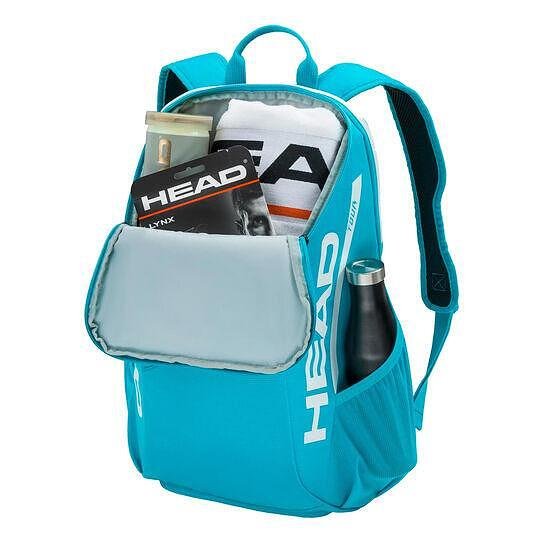Раница Head Tour 25L Blue – син тенис сак с отделение за обувки и външен джоб за телефон