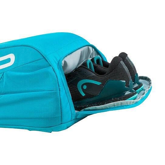Раница Head Tour 25L Blue с отделение за обувки и удобна организация за тенис екипировка