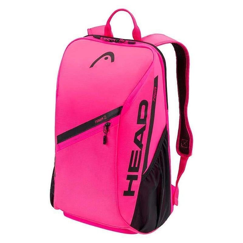 Раница Head Tour 25L Pink – розова тенис раница с отделение за обувки и външен джоб за телефон
