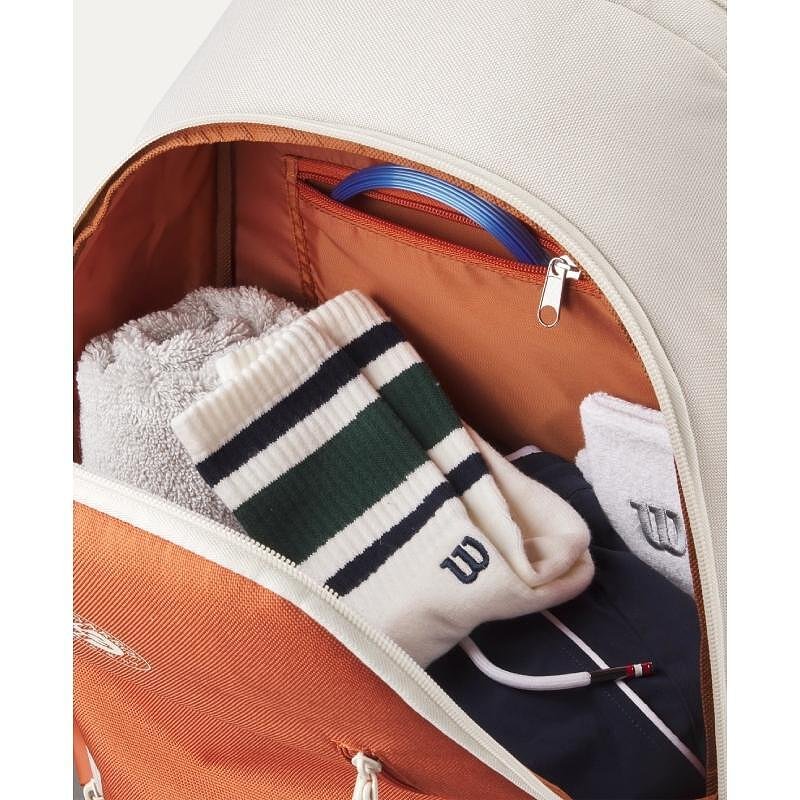 Wilson Team Roland Garros backpack – a stylish tennis backpack with room for gear and accessories