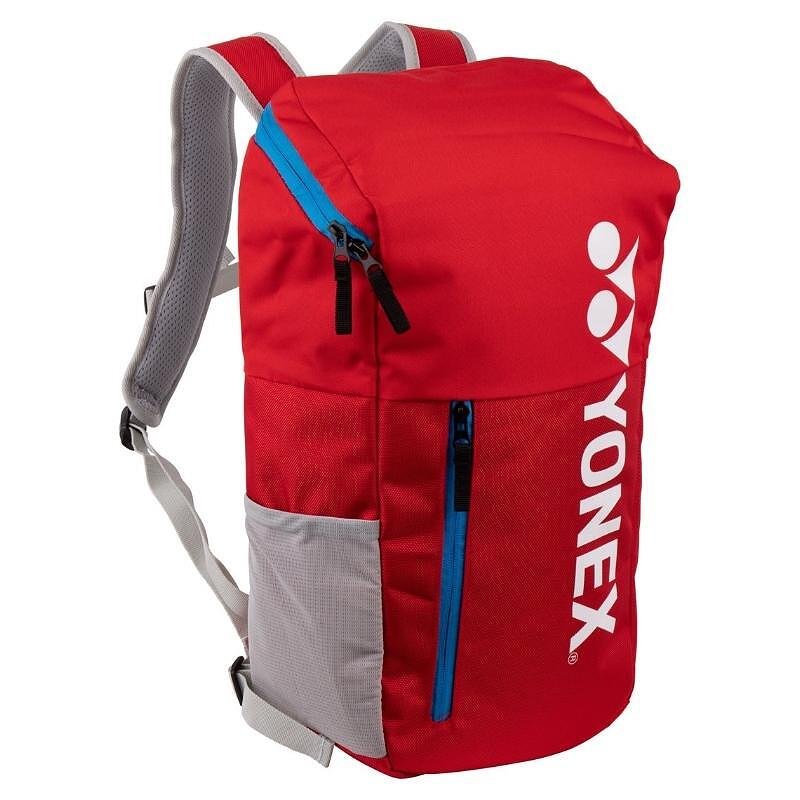 Раница Yonex Club Line 28L Red, спортна тенис раница с отделение за ракета и място за екипировка