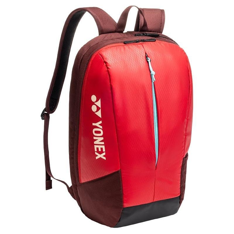 Раница Yonex Team 28L Ruby Red – стилна тенис раница с 28L обем, подходяща за тенис екипировка, тренировки и пътувания.