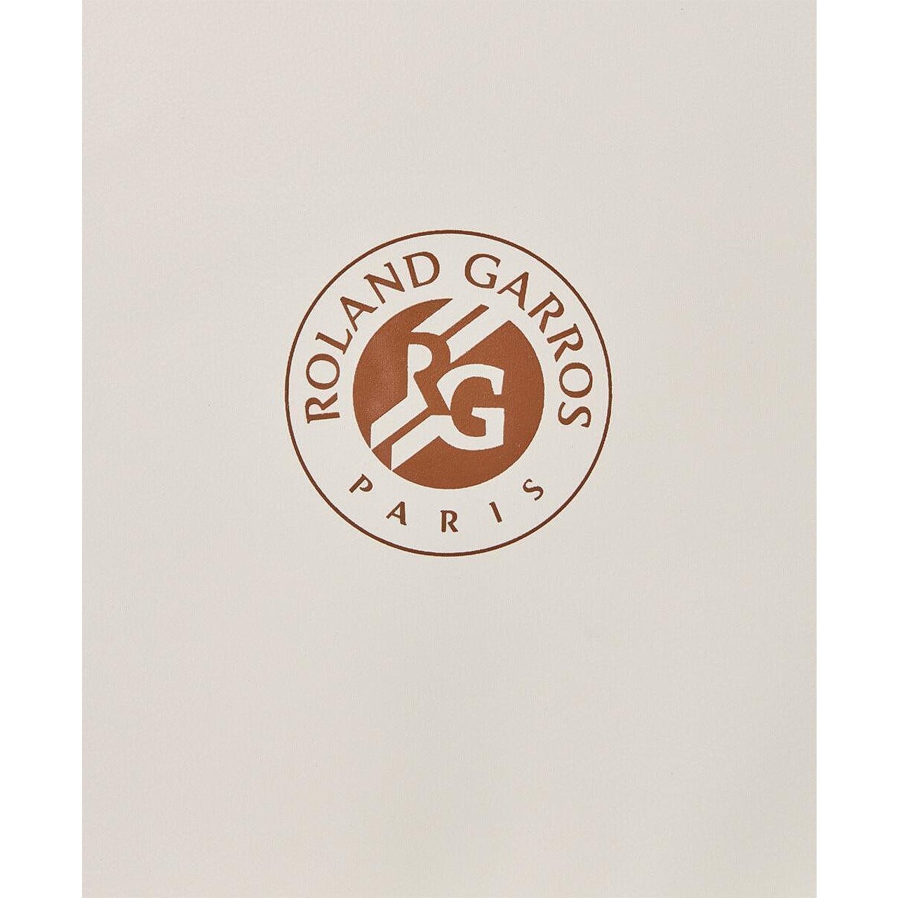 Wilson Roland Garros 2025 Large bag - cream, clay with an elegant Roland Garros logo for tennis gear and tennis bags.