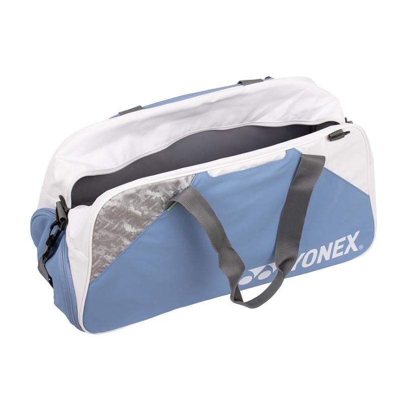 Yonex BOSTON Grayish Blue bag – tennis bag with 2 compartments and a shoe compartment for tennis gear.