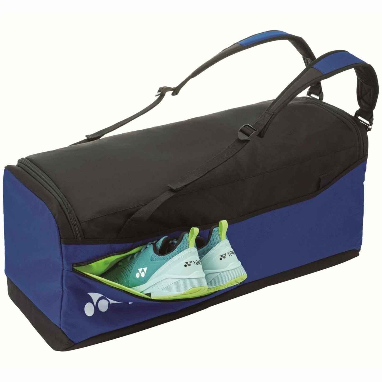 Yonex Pro Duffel Bag - cobalt blue for tennis and padel gear, with shoulder straps and a shoe compartment