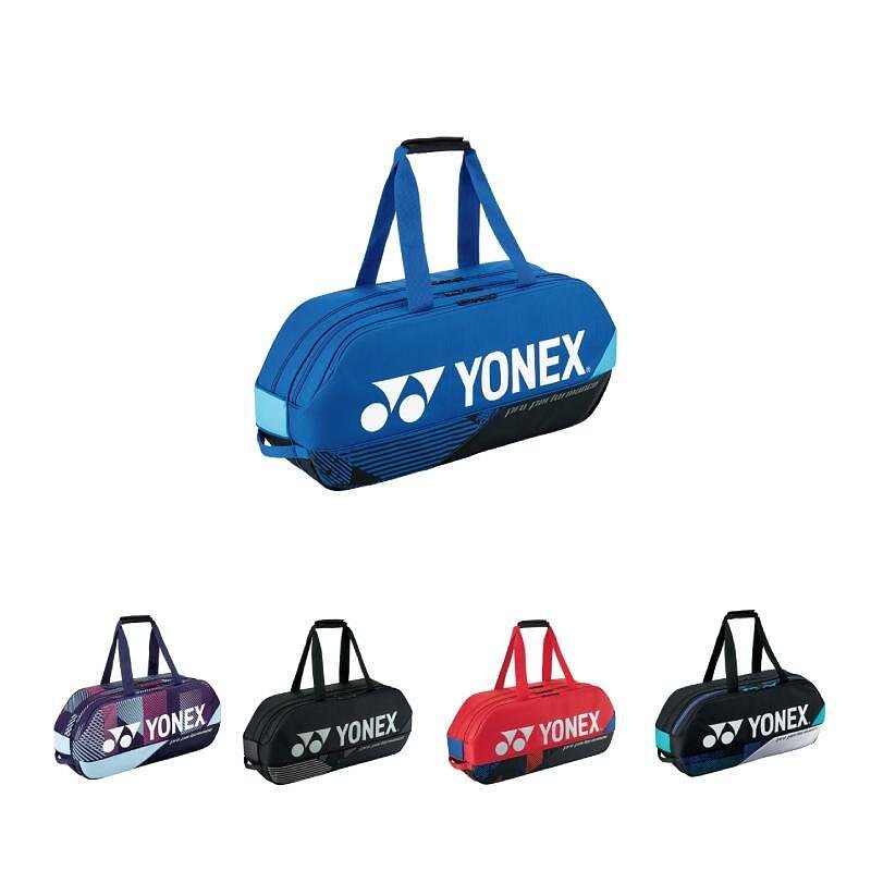 Сак Yonex PRO TOURNAMENT BAG Black - черен тенис сак Yonex за тренировка, мач и пътуване