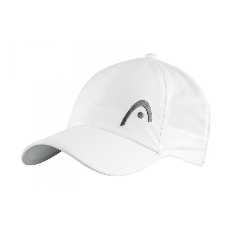 HEAD Pro Player cap - white, a stylish white sports cap for tennis and padel, part of HEAD tennis gear
