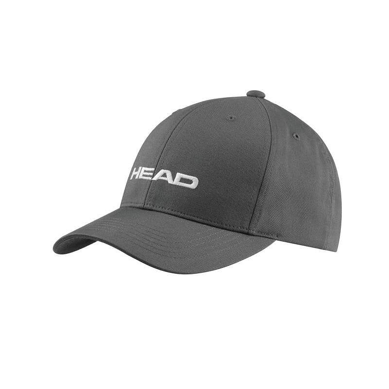 HEAD Promotion Cap - gray, a stylish HEAD sports cap for tennis and padel, ideal for tennis gear.
