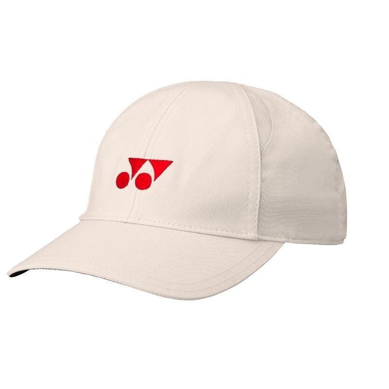 Yonex PERFORMANCE 40112 Ice Beige cap – a stylish Yonex 2025 cap in ice beige for sports gear.