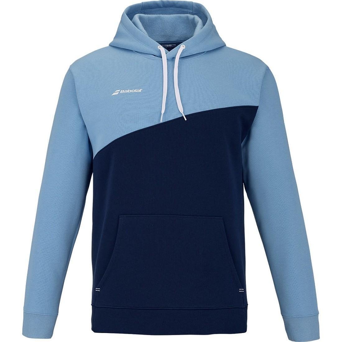 Суитшърт Babolat DRIVE HOOD SWEAT - drive blue за тенис и падел, удобен избор от тенис екипировка