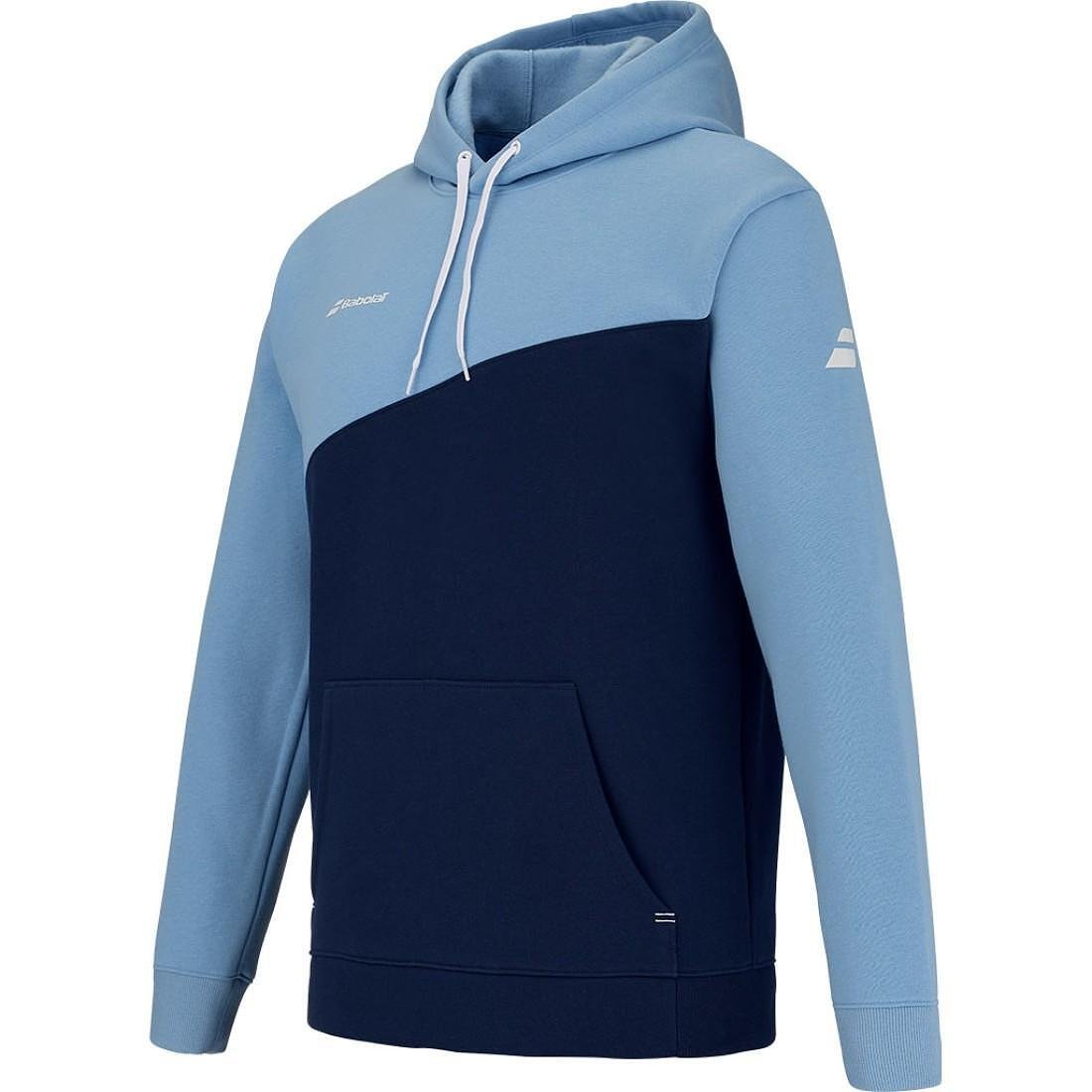 Суитшърт Babolat DRIVE HOOD SWEAT - drive blue за тенис и тренировки, удобен модел Babolat в синьо