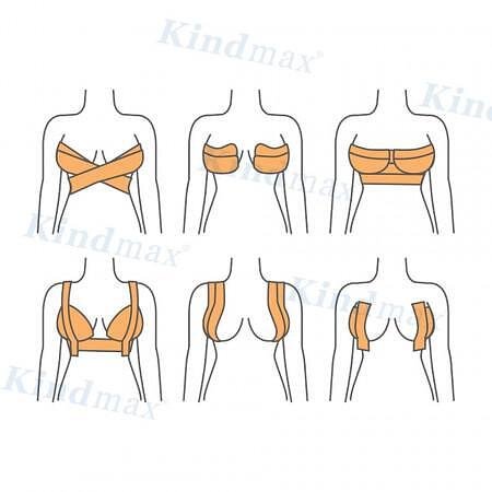 Bandă pentru bust KINDMAX, bandă lifting pentru ridicarea sânilor. Bandă invizibilă pentru sutien