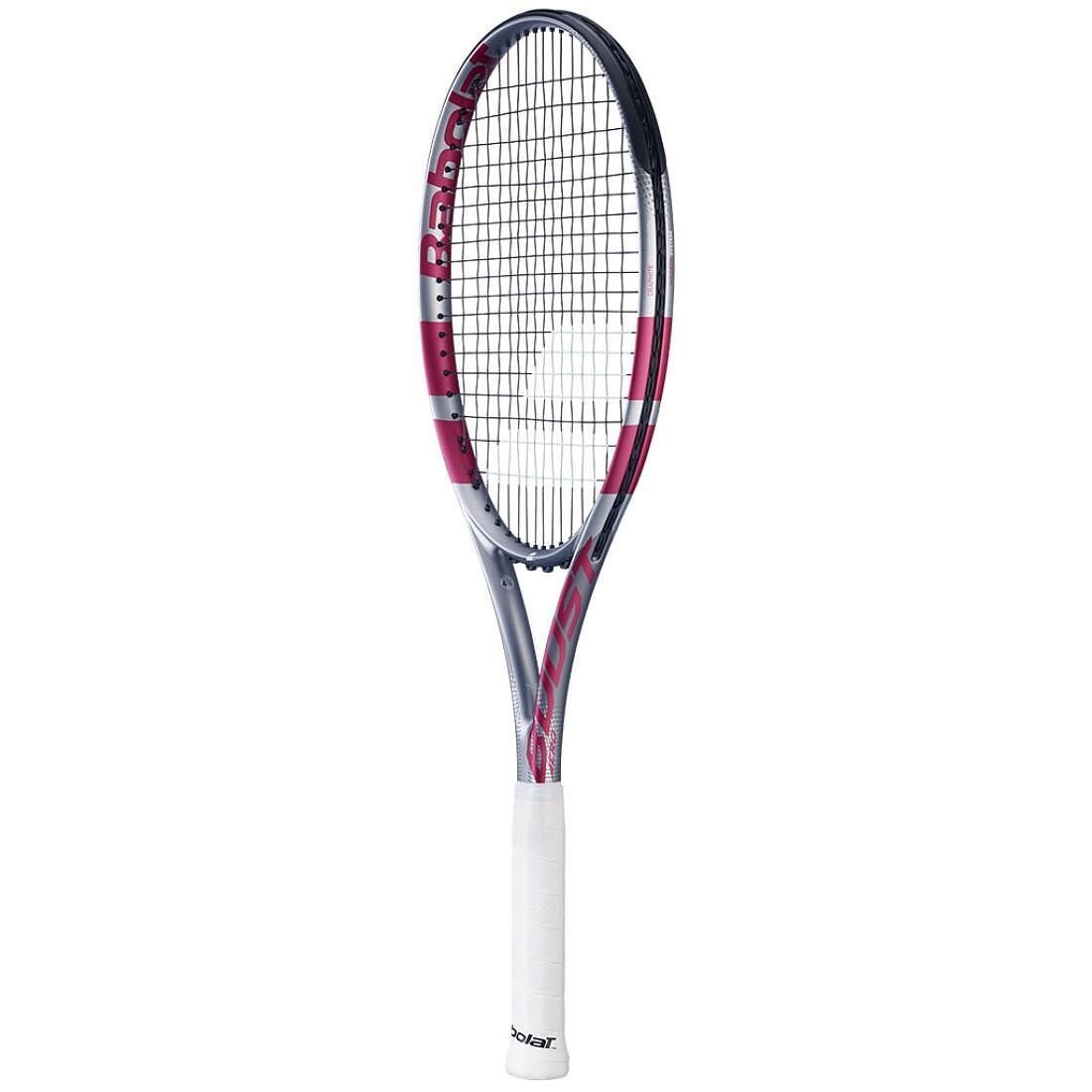 Babolat Boost Aero Pink tennis racket – a lightweight and comfortable pre-strung tennis racket for beginners and recreational players