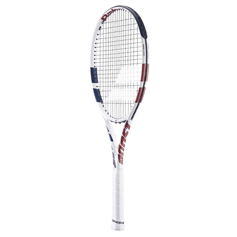 Babolat Boost Drive White tennis racket – a lightweight graphite racket for recreational players with a modern design and control on the court
