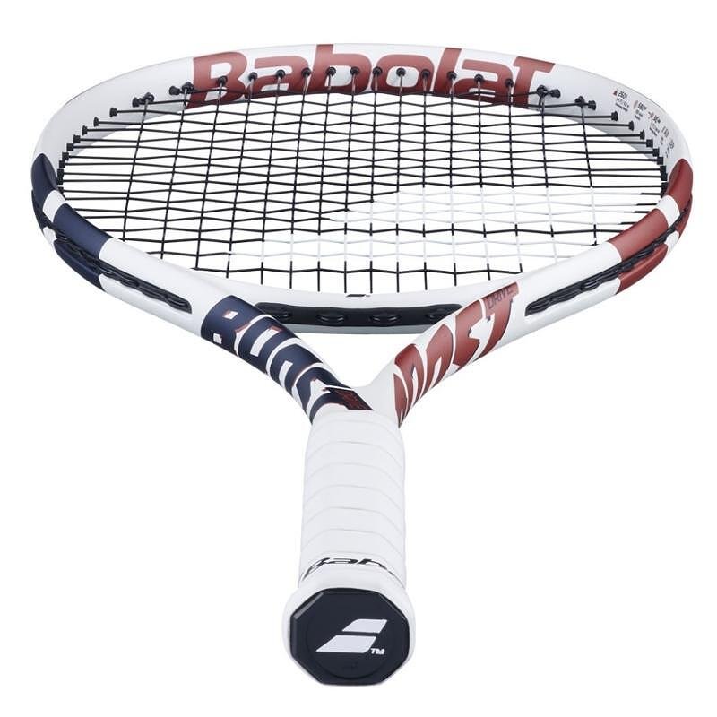 Babolat Boost Drive White tennis racket – a lightweight graphite racket for recreational players with a modern design