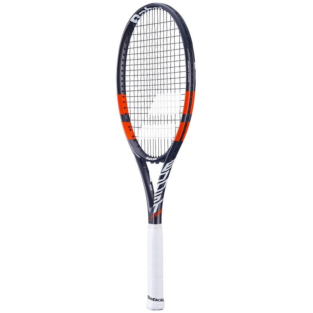 Babolat Boost Strike tennis racket – lightweight graphite racket for power, control and comfort for beginners and returning players.