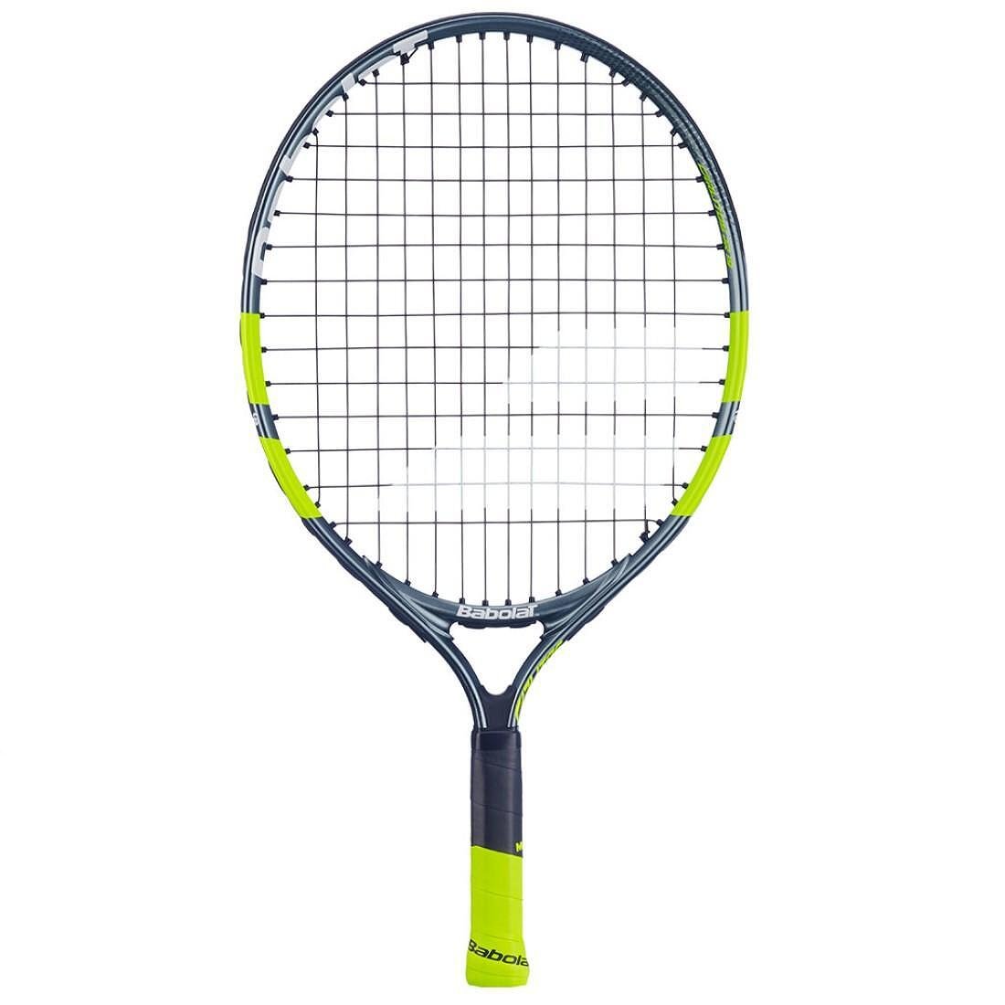 Rachetă de tenis Babolat Carlitos Junior 19 CV pentru copii 4-6 ani, rachetă ușoară din aluminiu cu ajutoare vizuale educative