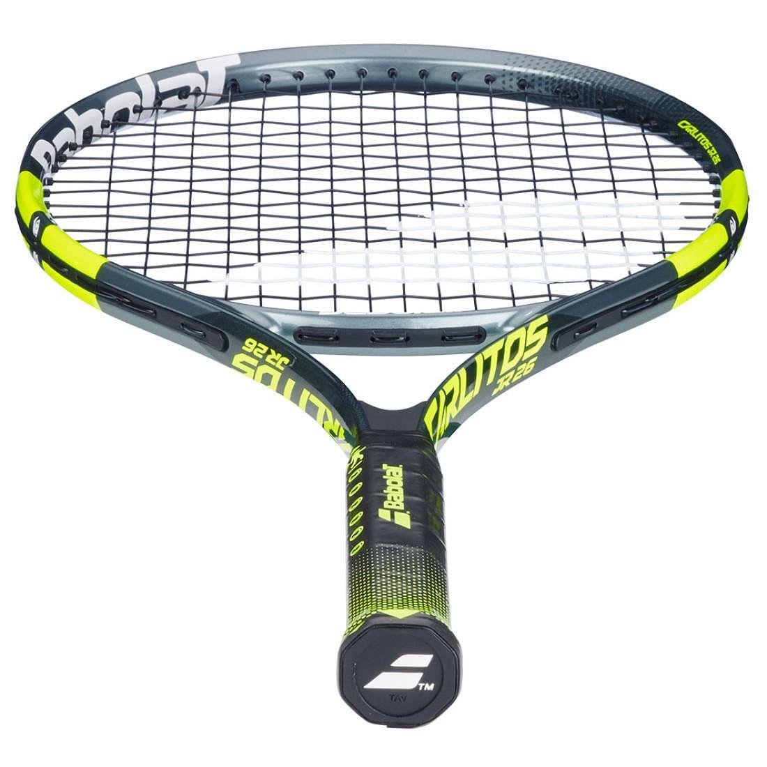 Rachetă de tenis Babolat Carlitos Junior 26 CV pentru copii, ușoară și confortabilă, inspirată de Carlos Alcaraz