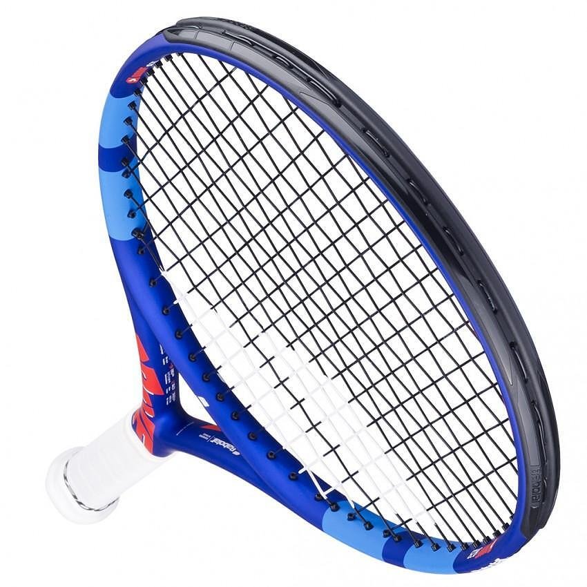 Babolat Drive Junior 23 tennis racket for children 6-8 years old, blue, lightweight and comfortable for learning and control