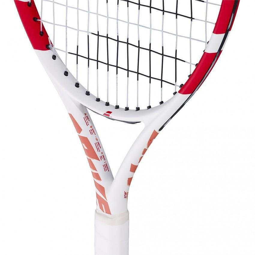 Tennis racket Babolat Drive Junior 23 White for children, lightweight and comfortable for learning and progress in tennis.