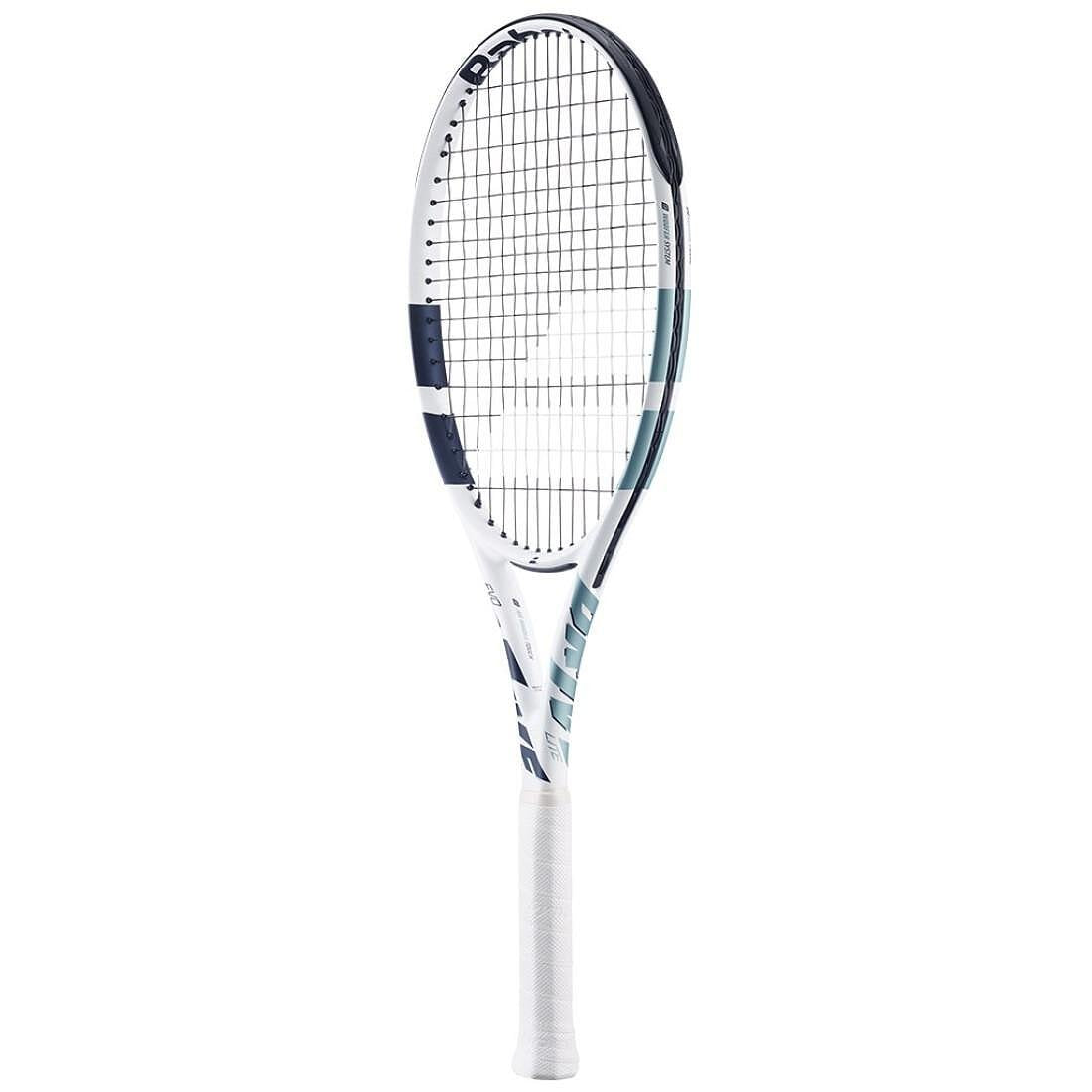 Babolat Evo Drive Lite White Gen2 tennis racket – a lightweight graphite racket for power and maneuverability