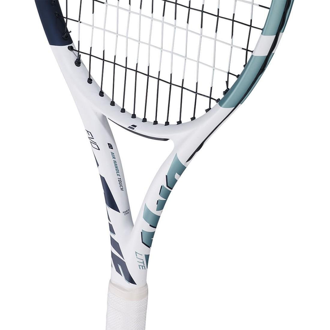 Babolat Evo Drive Lite White Gen2 tennis racket – a lightweight graphite racket for power and maneuverability