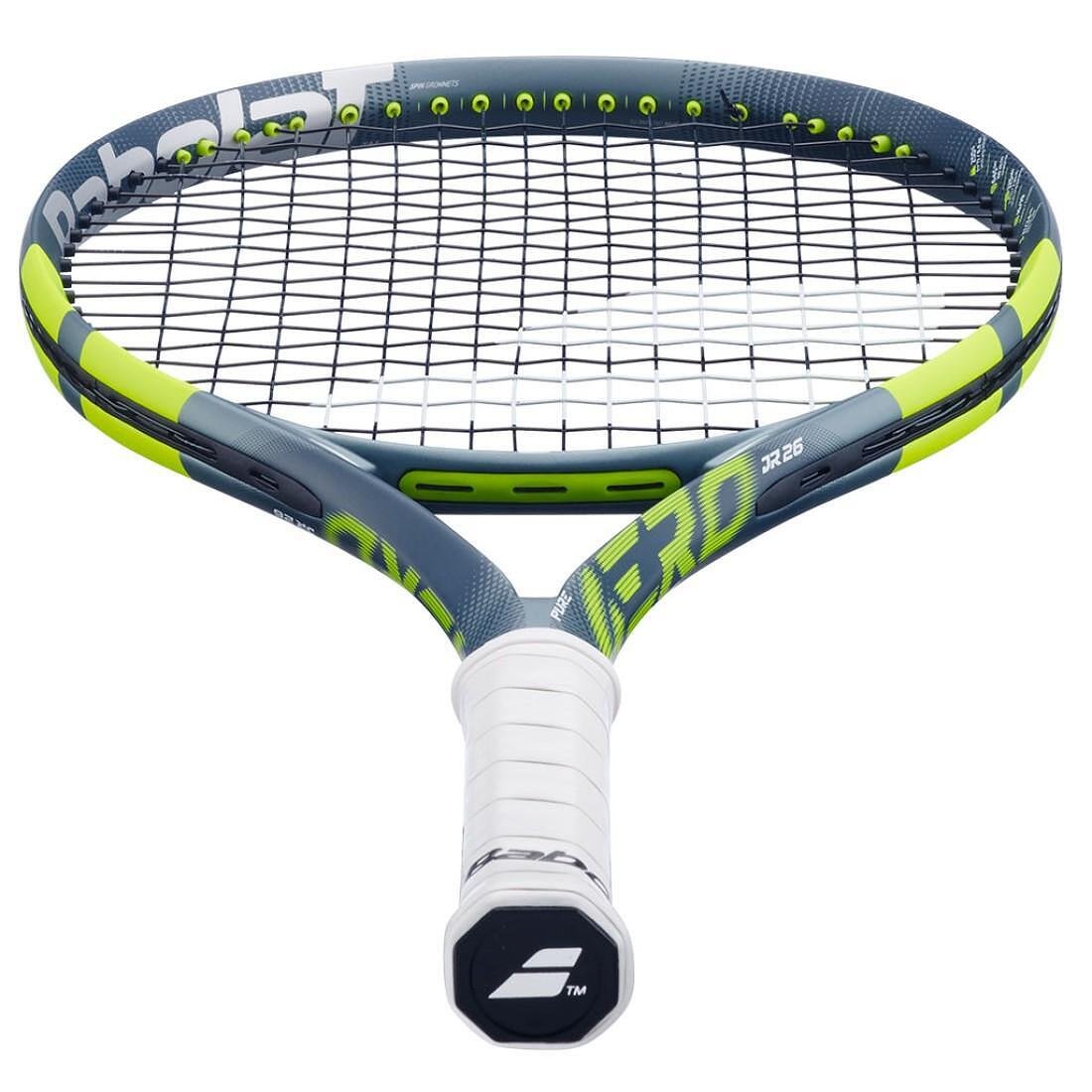 Rachetă de tenis Babolat Pure Aero Junior 26 Gen9 pentru tineri competitori, cu top spin excelent și control