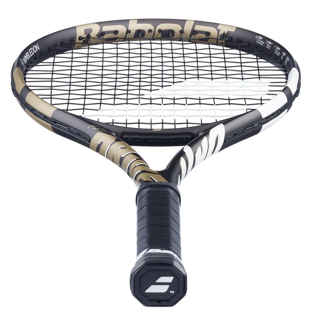 Babolat Pure Drive Wimbledon Gen11 tennis racket – a stylish and powerful tennis racket with excellent control and maneuverability.