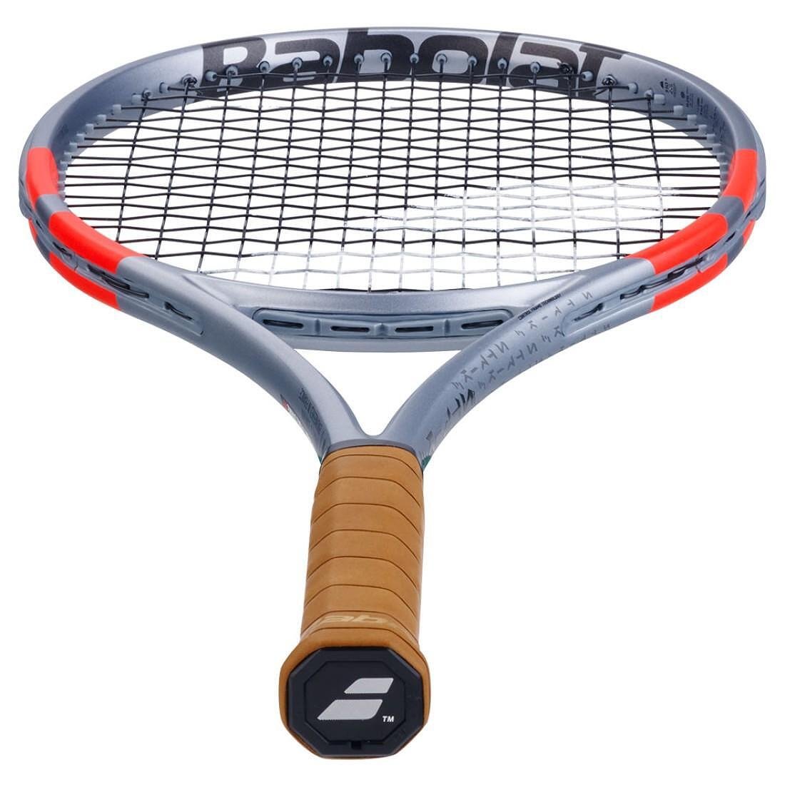 Babolat Pure Strike 97 Gen4 tennis racket - gray design, precise control and maneuverability for demanding tennis players.