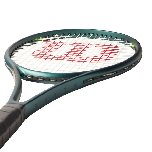 Wilson Blade 100UL V9 tennis racket with a lightweight construction and precise control for tennis players