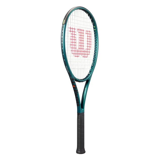 Wilson Blade 98 16x19 V9 tennis racket with matte Emerald Night finish for control, feel and stability