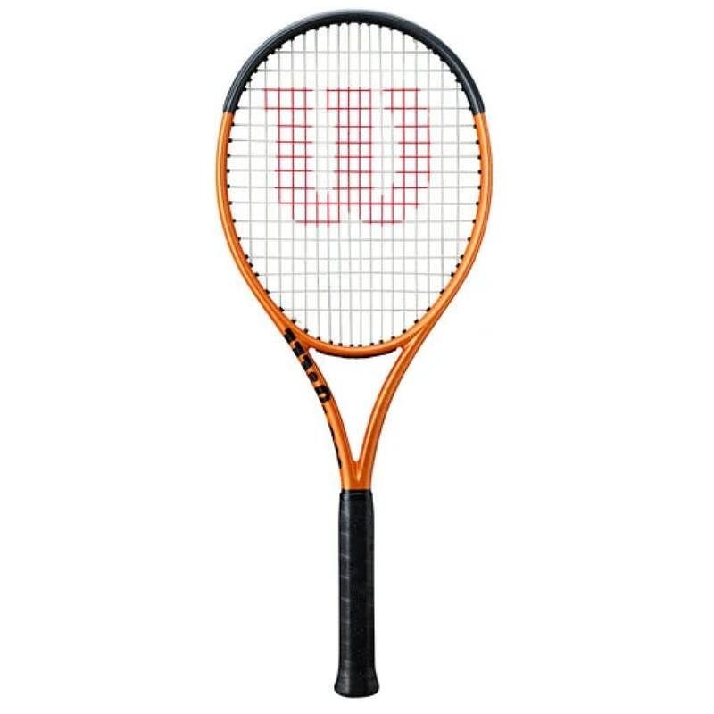 Wilson Burn 100LS V6 tennis racket with pre-strung strings, a lightweight and stable model for control and power
