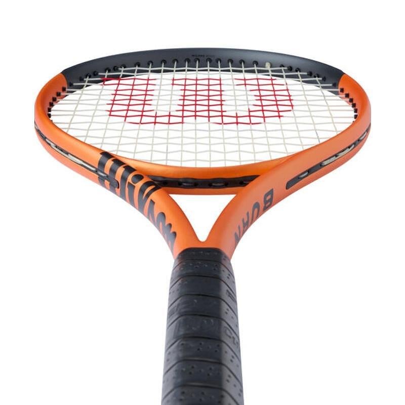 Wilson Burn 100 V6 tennis racket for advanced players with power, control and spin