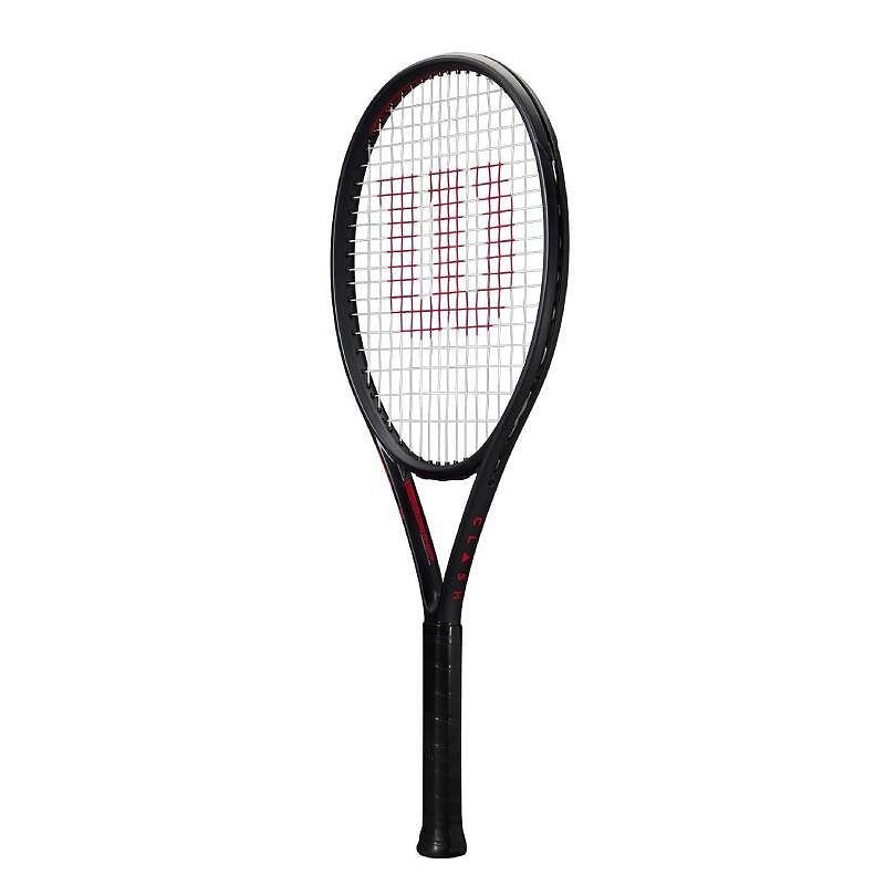 Rachetă de tenis Wilson Clash 26 V3.0 – rachetă ușoară pentru juniori, cu confort, control și un design elegant negru-roșu.