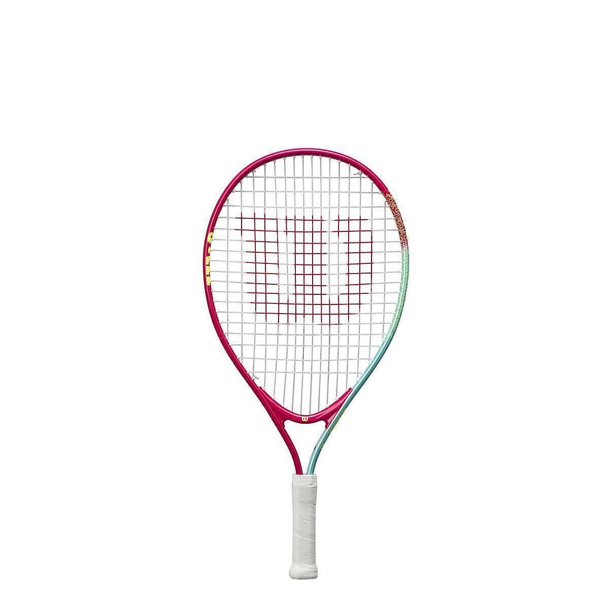 Rachetă de tenis Wilson Intrigue Jr 21 Girls – o rachetă de început ușoară, colorată și confortabilă pentru tinere jucătoare de tenis