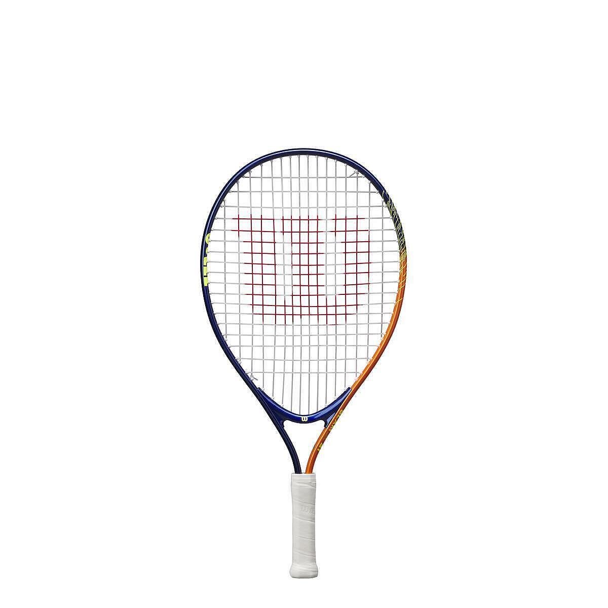 Rachetă de tenis Wilson Slam Jr 21 Boys pentru copii, construcție ușoară AirLite Alloy, albastru și portocaliu