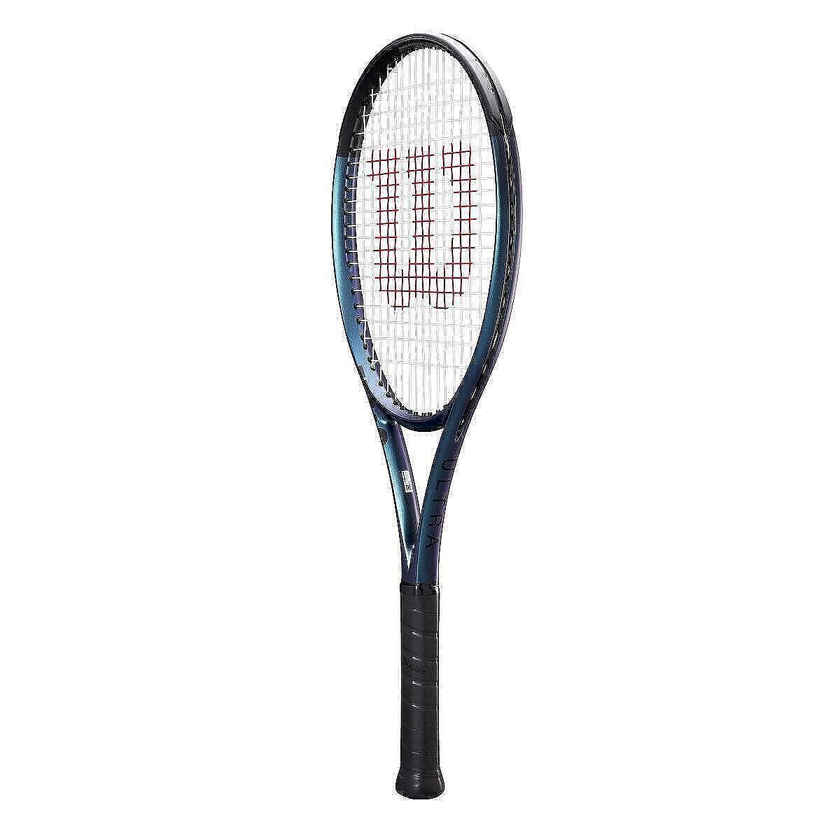 Wilson Ultra 100 V4.0 tennis racket – a powerful, maneuverable racket with a clean design for spin and control.