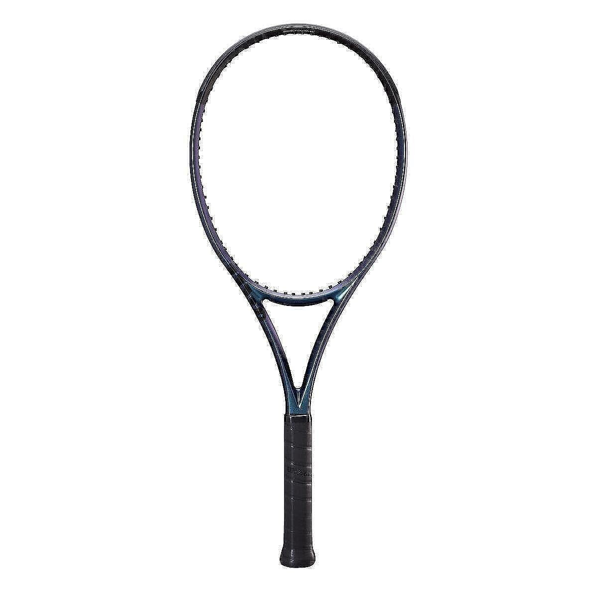 Wilson Ultra 100 V4.0 tennis racket for power, spin, and stability, suitable for aggressive tennis players