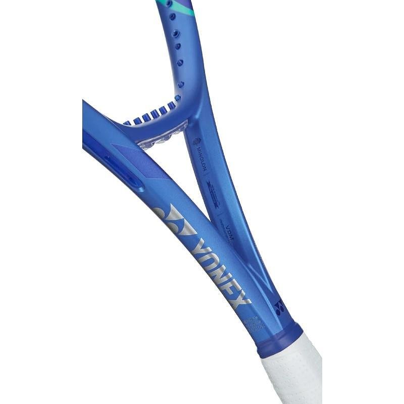 Yonex EZONE 100L Blast Blue 2025 tennis racket - a light and powerful Yonex tennis racket with spin and comfort.