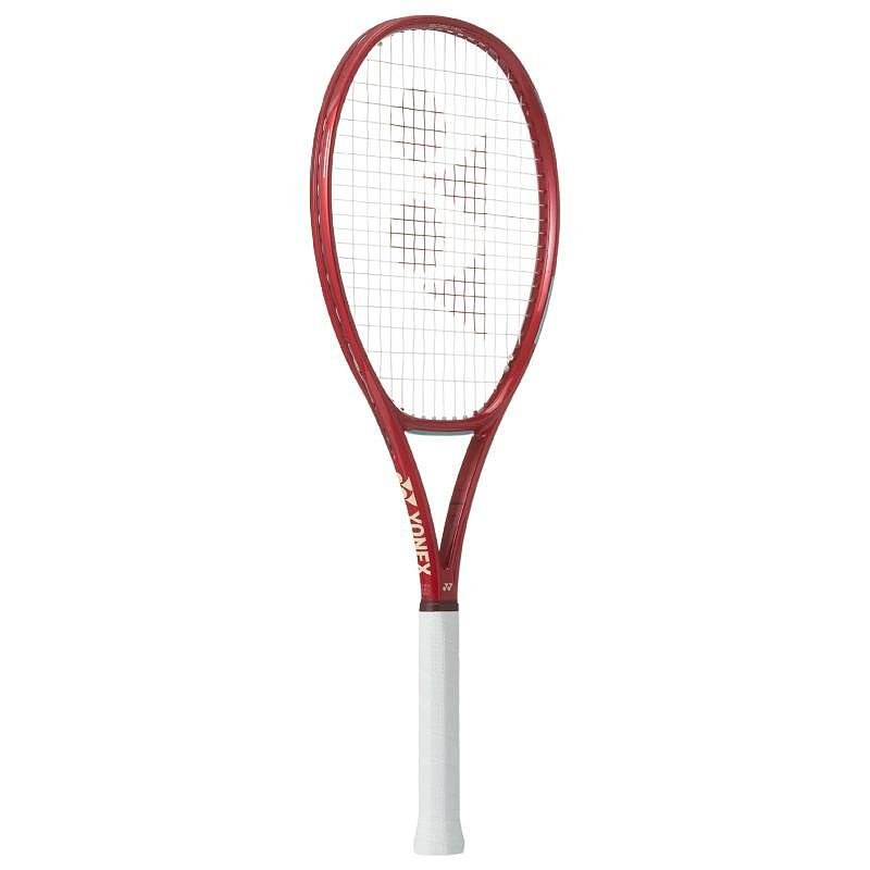 Yonex VCORE 98 Tour Ruby Red tennis racket - control, stability, and topspin for advanced tennis players