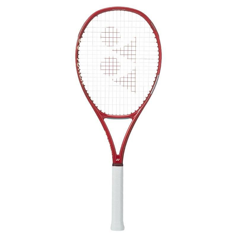 Yonex VCORE 98 Tour Ruby Red tennis racket - a professional tennis racket for control, stability, and topspin