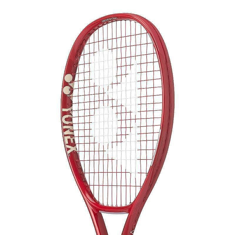 Tennis racket Yonex VCORE Alpha SL Ruby Red, ultra-light pre-strung racket with excellent control and spin