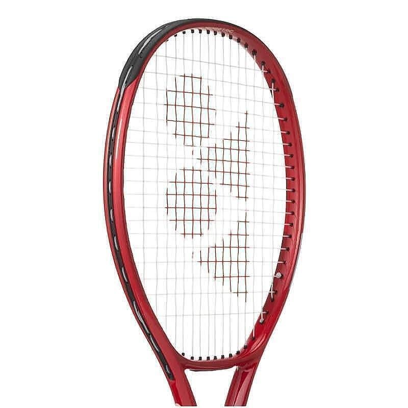 Yonex VCORE PLAY Ruby Red tennis racket – a lightweight 265 g racket for spin and control for confident play
