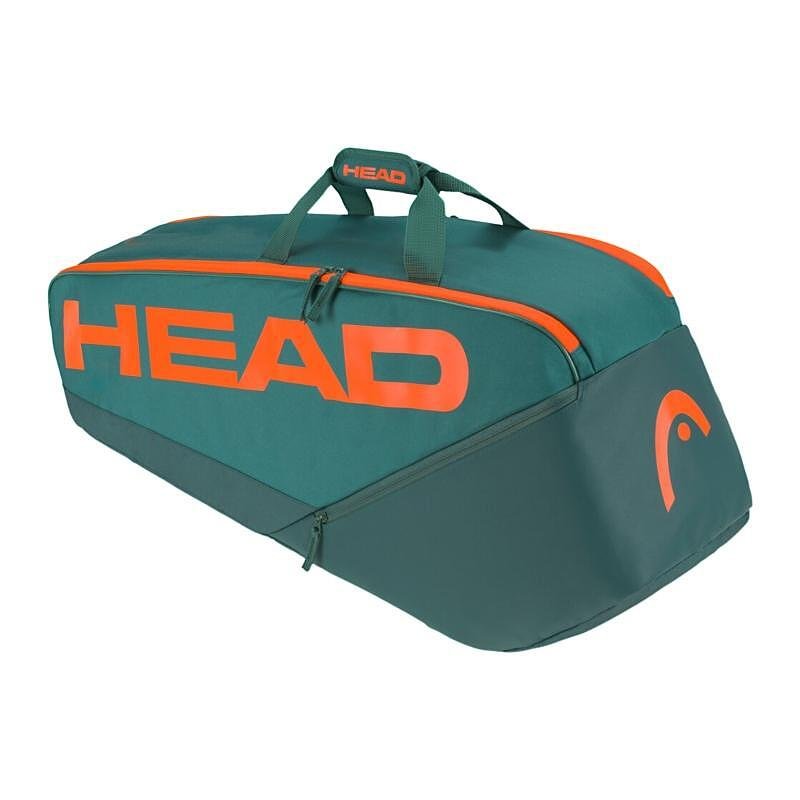 Geantă de tenis HEAD PRO RACQUET TENNIS BAG M - 6 rachete – geantă verde modernă HEAD pentru rachete și accesorii de tenis