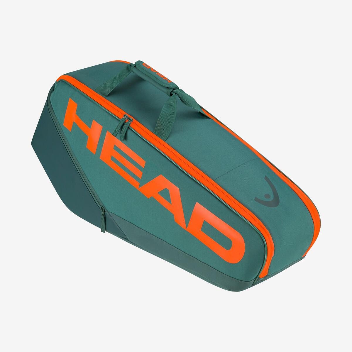 Geantă de tenis HEAD PRO RACQUET TENNIS BAG M - 6 rachete, verde, modernă și spațioasă pentru echipament de tenis