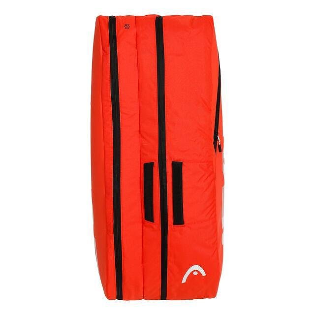 Geantă de tenis HEAD Tour Racquet Bag XL CB - pentru 12 rachete, în roșu, geantă spațioasă pentru rachete și echipament