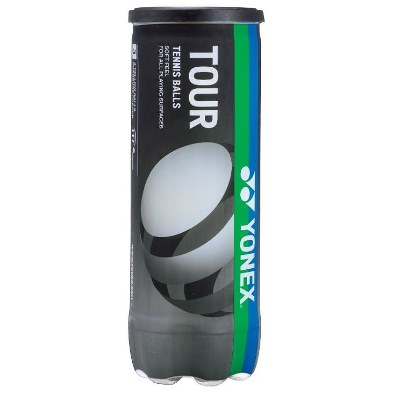 Bile de tenis Yonex TOUR x4 pentru joc profesionist și toate suprafețele, aprobate de ITF.