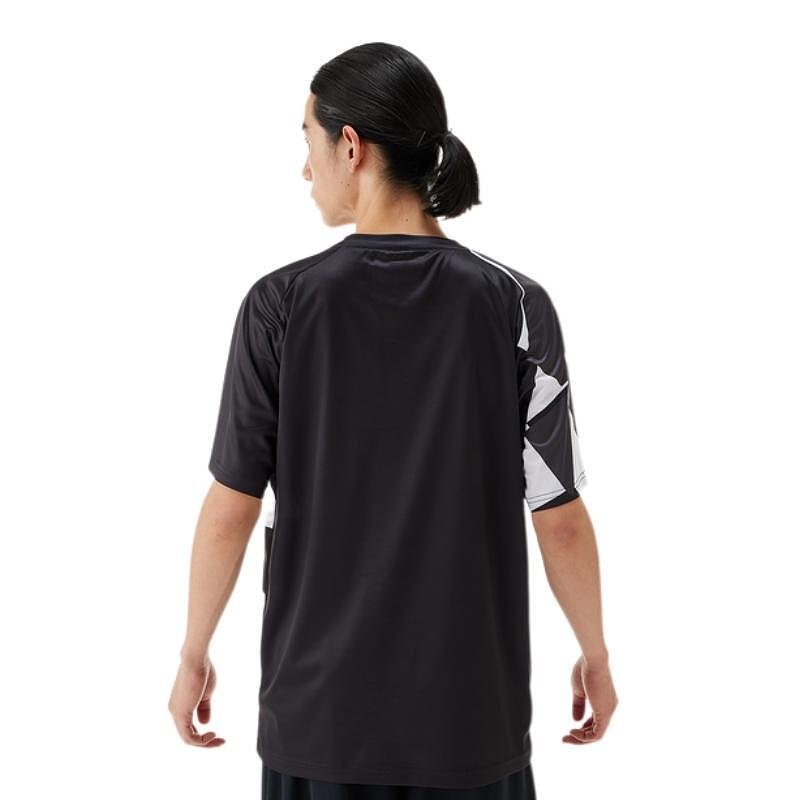 Тениска Yonex 16744 Unisex Black - черна унисекс спортна тениска за комфорт, тренировки и ежедневие