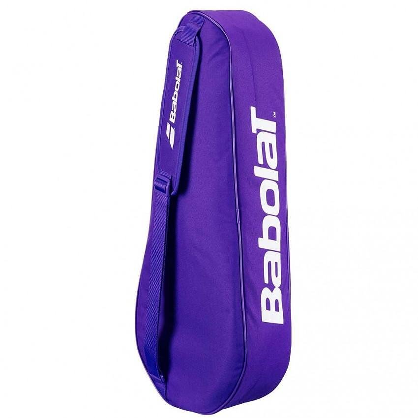 Babolat CLASSIC CLUB White Purple thermobag - for 3 tennis racquets and tennis gear, lightweight and compact
